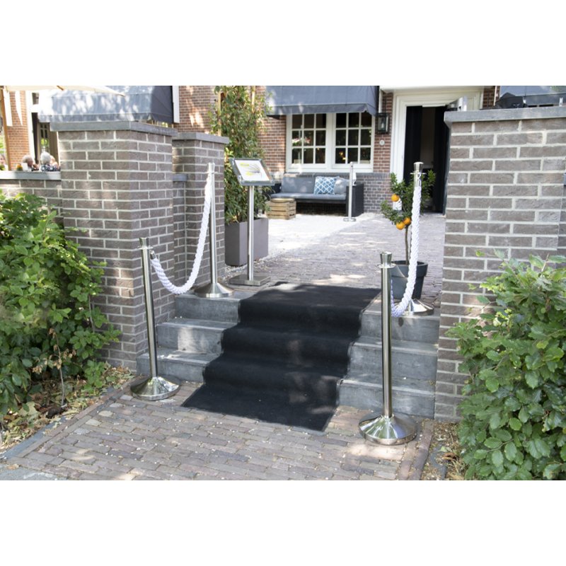 Securit afzetpalen set CLASSIC - 2 stuks, chroom