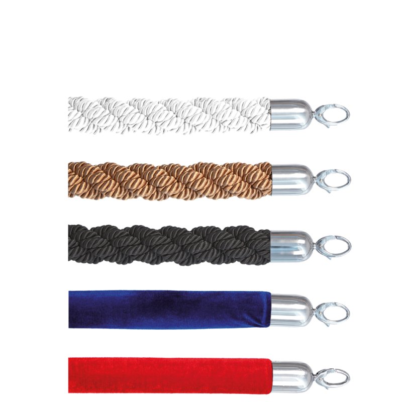 Securit afzetpalen set CLASSIC - 2 stuks, chroom