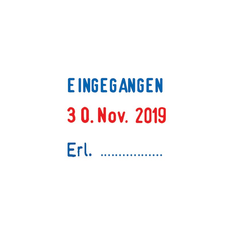 Datumstempelapparaat Professionale 4.0 5430L, blauw/rood