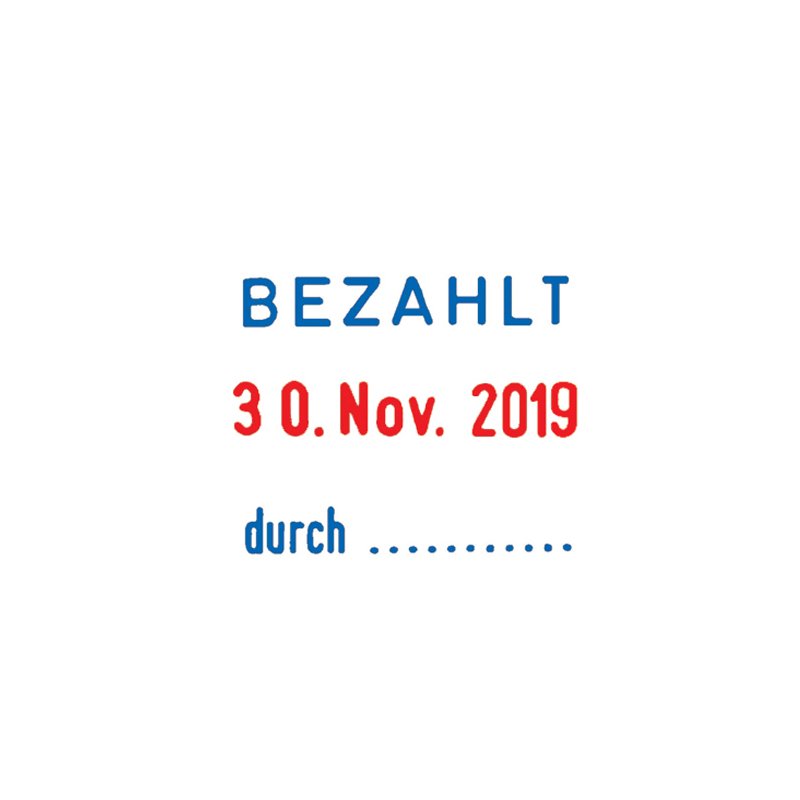 Datumstempelapparaat Professionale 4.0 5430L, blauw/rood