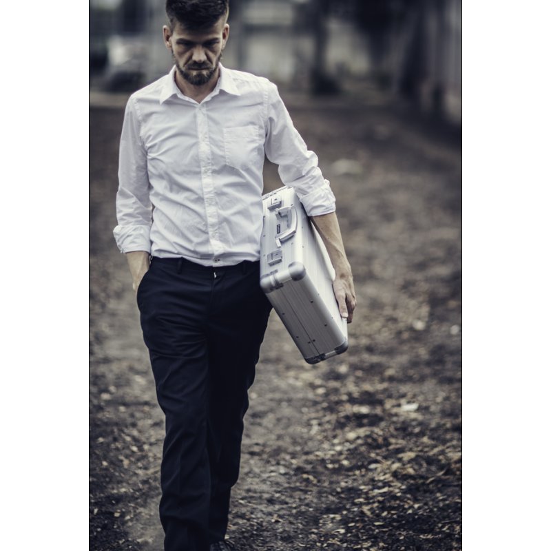 ALUMAXX Attaché koffer Venture met laptopvak, zilver mat