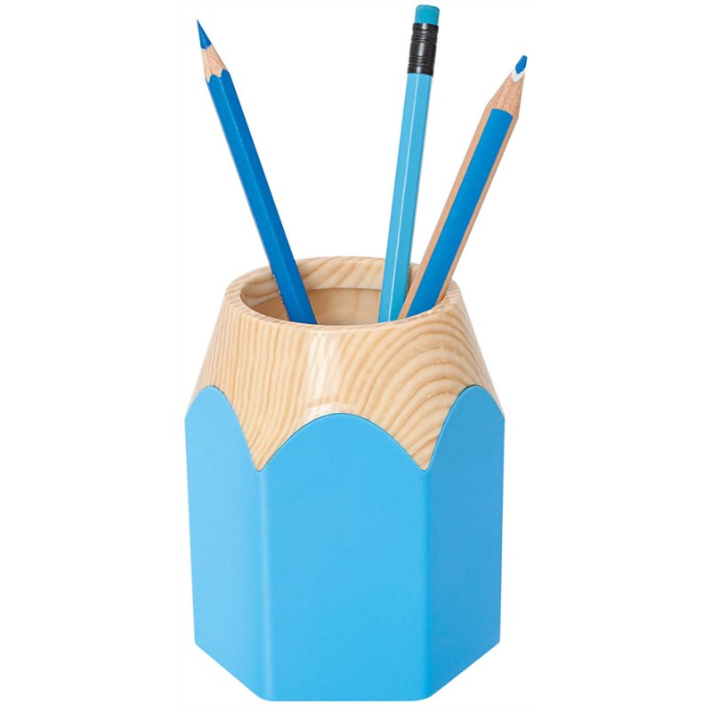 WEDO pennenkoker 'PENCIL', van kunststof, lichtblauw