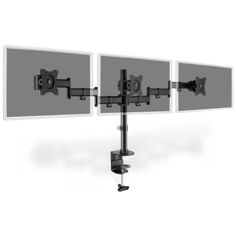 DIGITUS Monitor arm triple voor LCD/LED/TFT tot 69 cm (27")