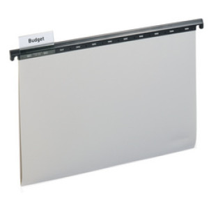 DURABLE hangmappen A4 grijs, PP kunststof met rasterhaken