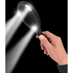 IWH loep met COB LED-verlichting, zwart