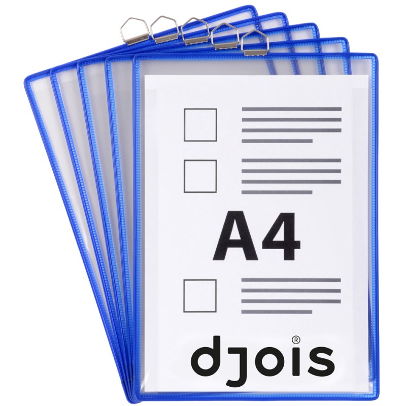 Notitieklemblok, DIN A4, blauw