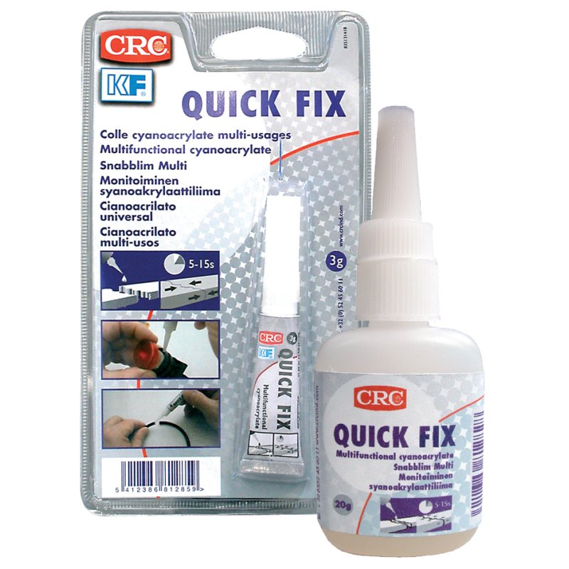 CRC Quick Fix secondelijm, 20 g fles