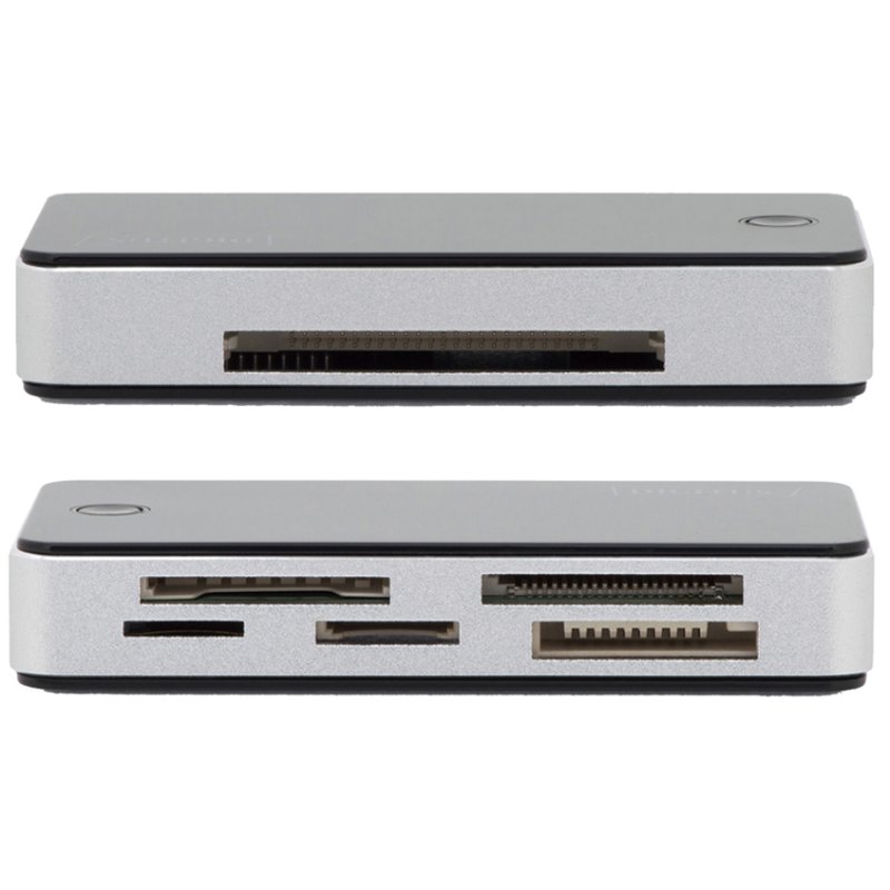 DIGITUS USB 3.0 Kaartlezer All-in-one zwart/zilver