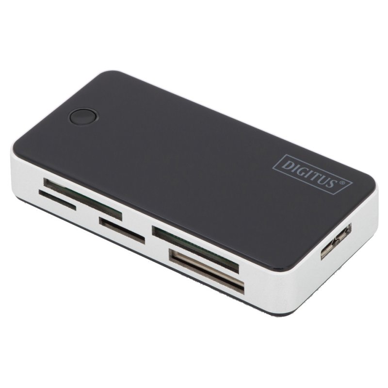 DIGITUS USB 3.0 Kaartlezer All-in-one zwart/zilver