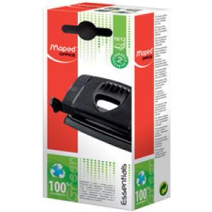 Maped perforator Essentials Green 10-12 vel, zwart