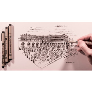 SAKURA Fineliner PIGMA MICRON 05, set van 9 stuks