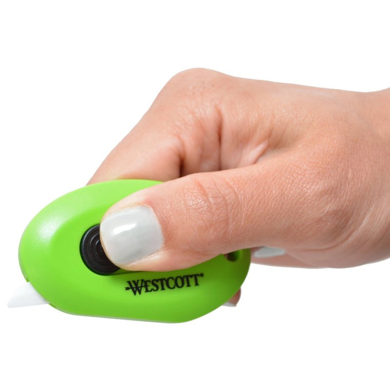 WESTCOTT mini-cutter met keramische mesje, 31 mm, groen