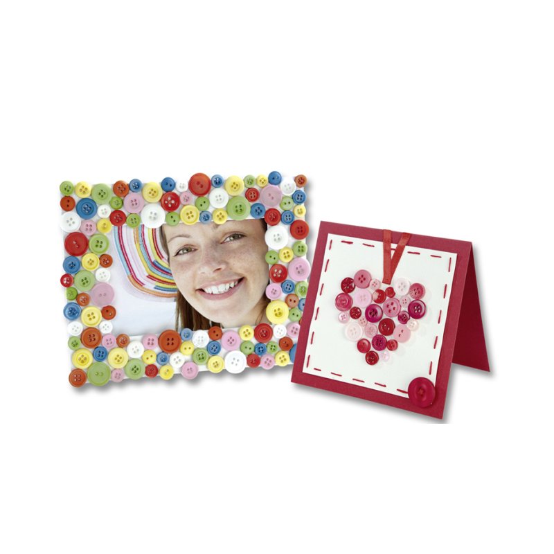 Gekleurd knopenassortiment, 100 gram.