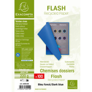EXACOMPTA dossiermap Flash 220, A4, recycling-karton 220 g/m², 10 stuks