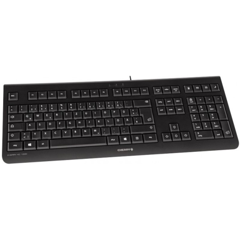 Cherry toetsenbord Frans / Belgisch AZERTY KC-1000 USB, bedraad, zwart