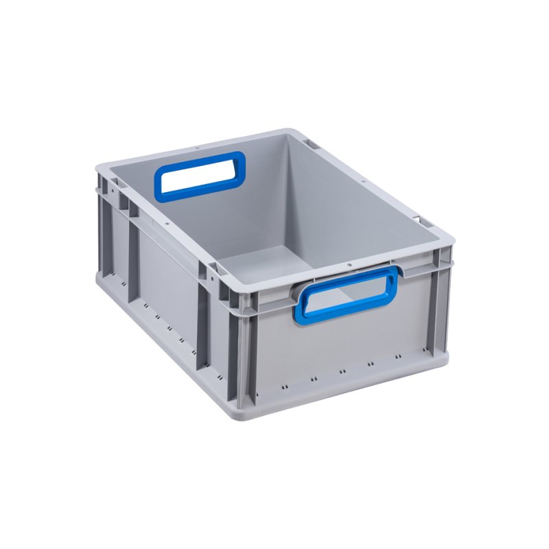 allit ProfiPlus EuroBox 432 transportbox, grijs/blauw