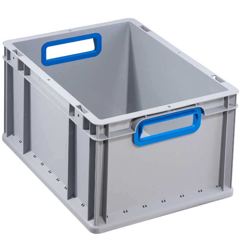 allit ProfiPlus EuroBox 432 transportbox, grijs/blauw