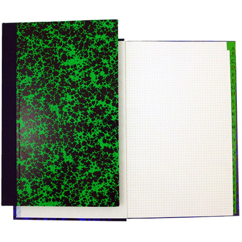 Gemarmerd mappen register, verticaal 310 x 210 mm