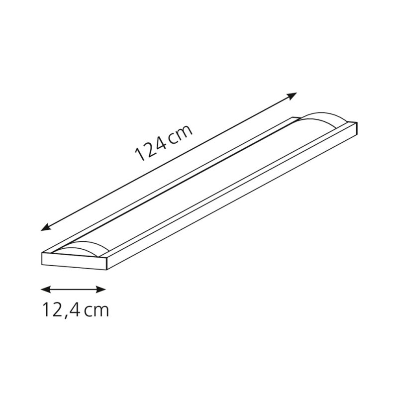 Hansa LED plafondlamp 40-124, lichtgrijs