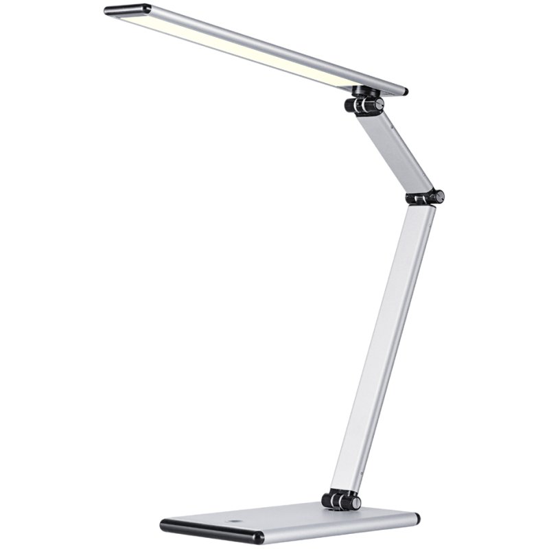 Hansa LED-bureaulamp Slim, ruimte-zilver