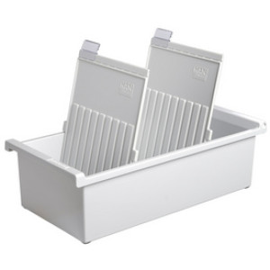 HAN steunplaat voor kaartenbak A5 staand, lichtgrijs