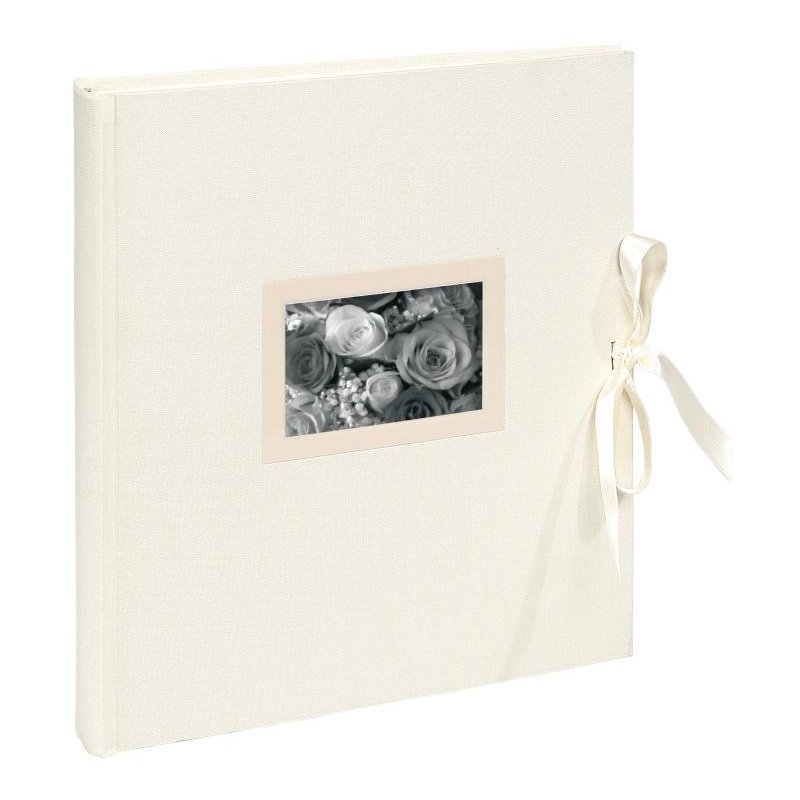 Trouwalbum Kingsbridge, 290 x 320 mm, ivoorkleurig