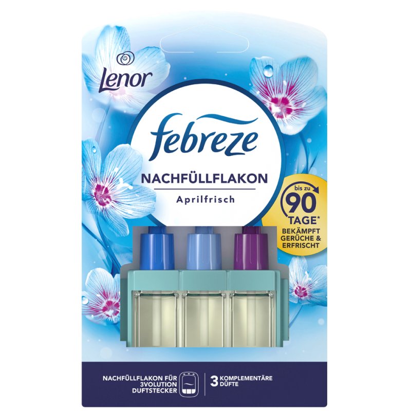 Febreze 3Volution navulling Lenor Aprilfrisch