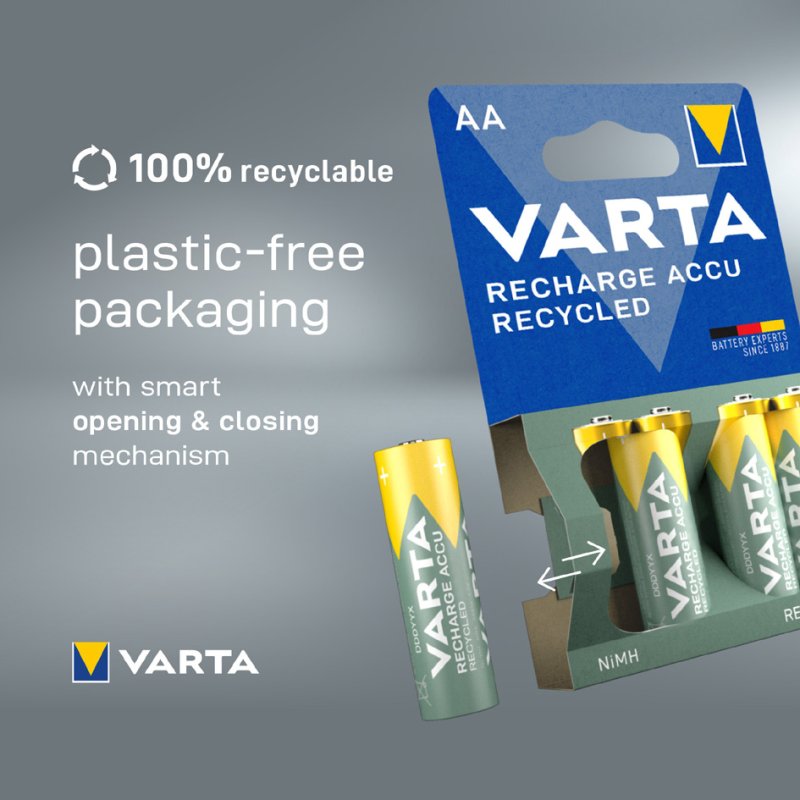 VARTA Oplaadbare AA Batterijen NiMH 2100mAh - 4 stuks