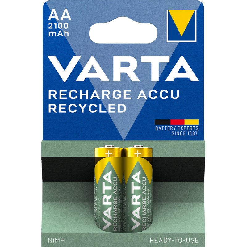 VARTA Oplaadbare AA Batterijen NiMH 2100mAh - 4 stuks