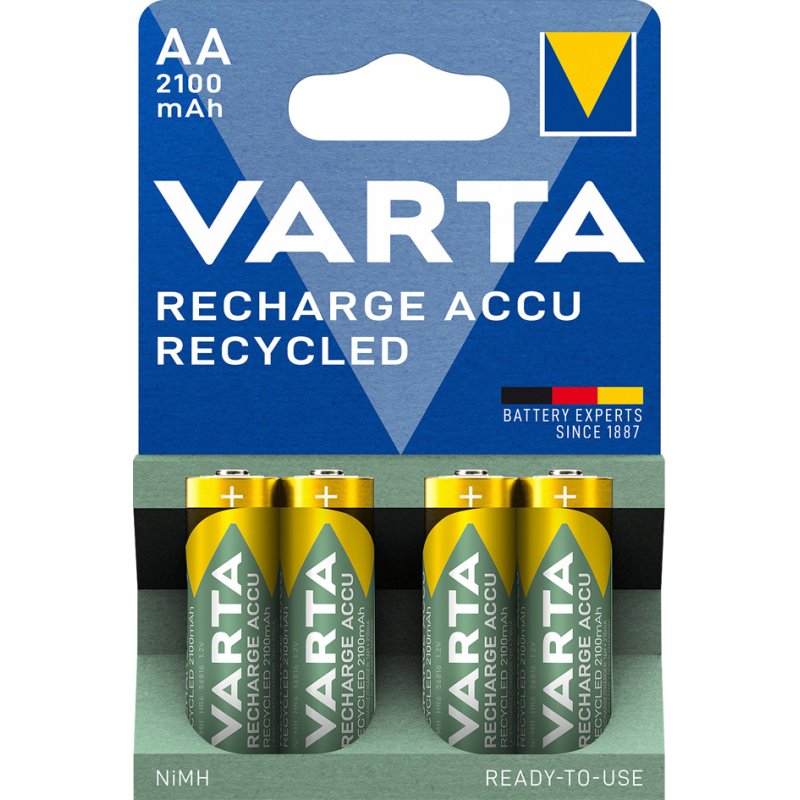 VARTA Oplaadbare AA Batterijen NiMH 2100mAh - 4 stuks