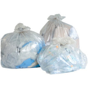 Secolan TRILine Eco vuilniszakken 240 liter, transparant, 100 stuks