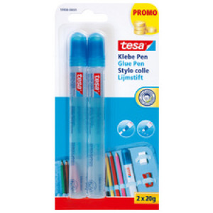 Tesa lijmstift set, oplosmiddelvrij, 2 x 20 gram