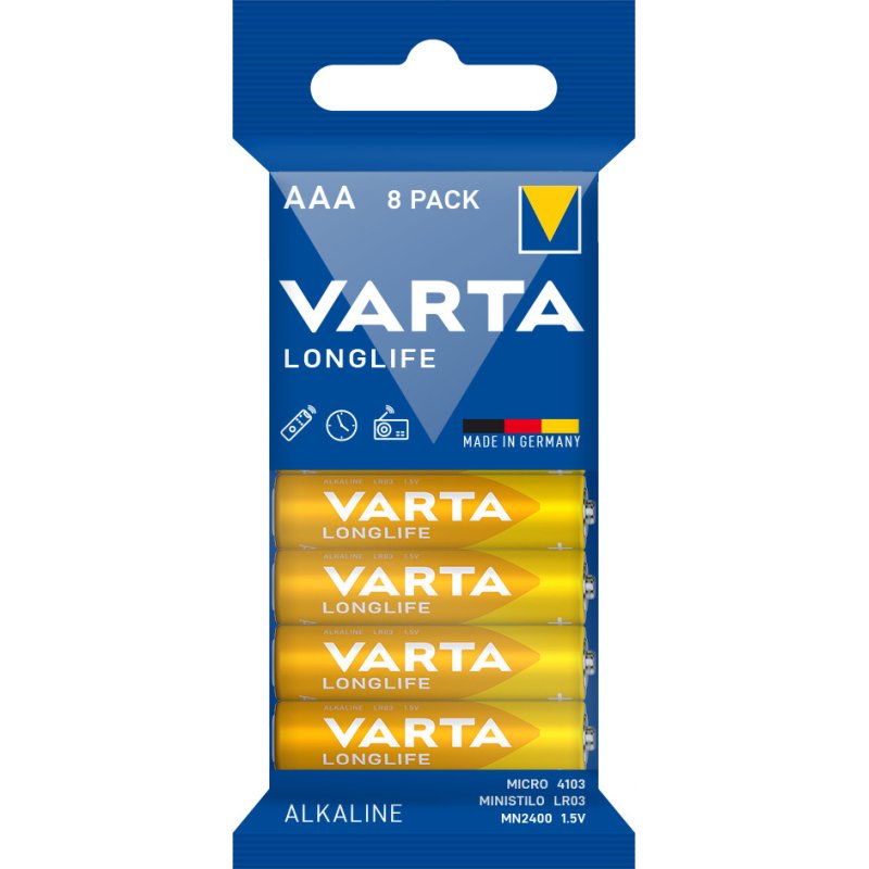 VARTA Alkaline batterijen AAA Longlife