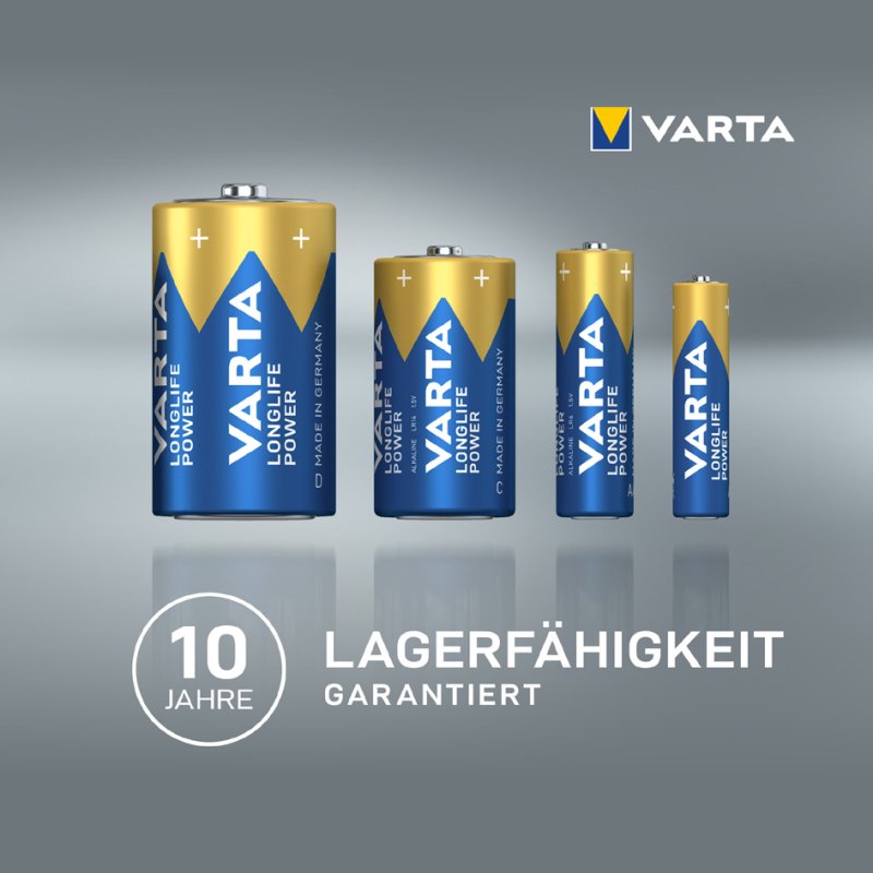 VARTA Alkaline batterijen AAA LR03 Longlife Power