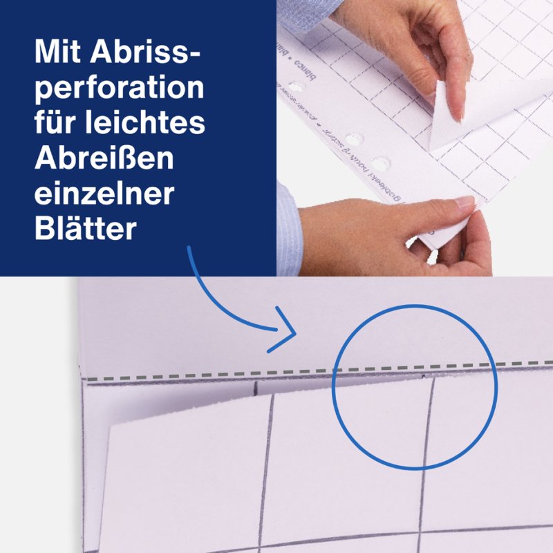 Magneetbord flipoverschrijfblok, 650 x 930 mm, vlak