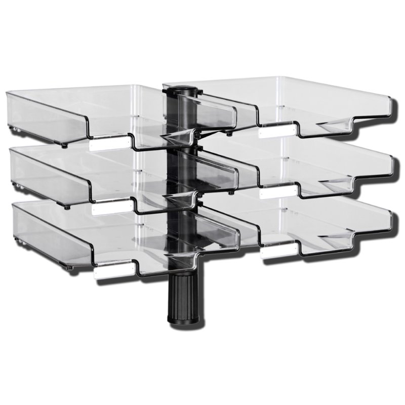 Hansa zwenkarm met 6 schalen, lichtgrijs