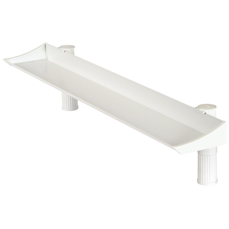 Bureau overspanplank lichtgrijs