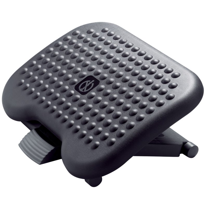 Hansa voetensteun kantelbaar antraciet 3 hoogtes verstelbaar