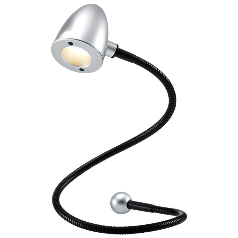 Hansa USB-LED-bureaulamp Snake, zwart
