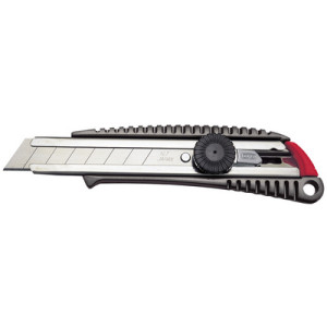 NT Cutter L-500GP Stanley mes aluminium behuizing antraciet