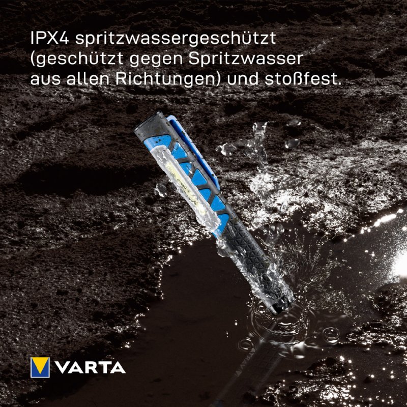 VARTA werklamp Work Flex Pocket Light, 3 AAA batterijen