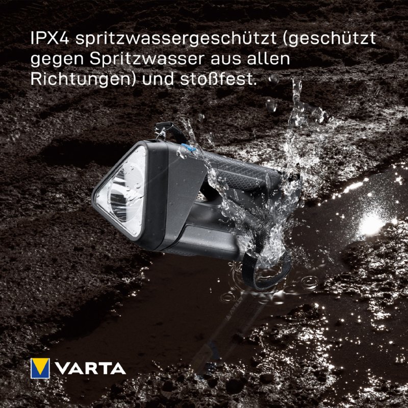 VARTA oplaadbare werklamp Work Flex BL30R met verstelbare standaard