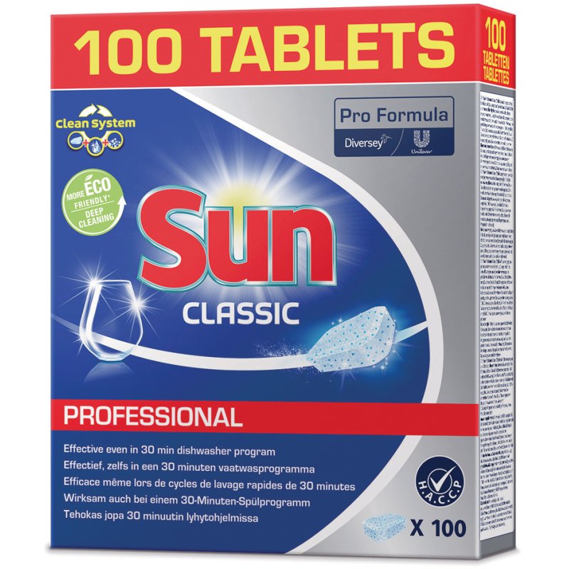 Sun Professional vaatwastabletten Classic, 100 stuks