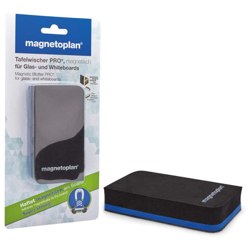 magnetoplan Magneetwisser PRO+, magnetisch, zwart/blauw