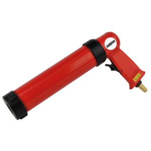 BRÜDER MANNESMANN persluchtspuit voor cartridges, rood/zwart