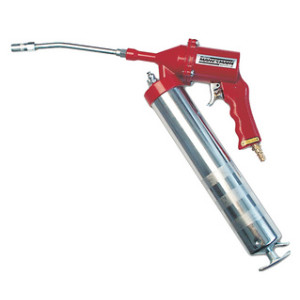 Brüder Mannesmann pneumatische vetspuit rood/zilver