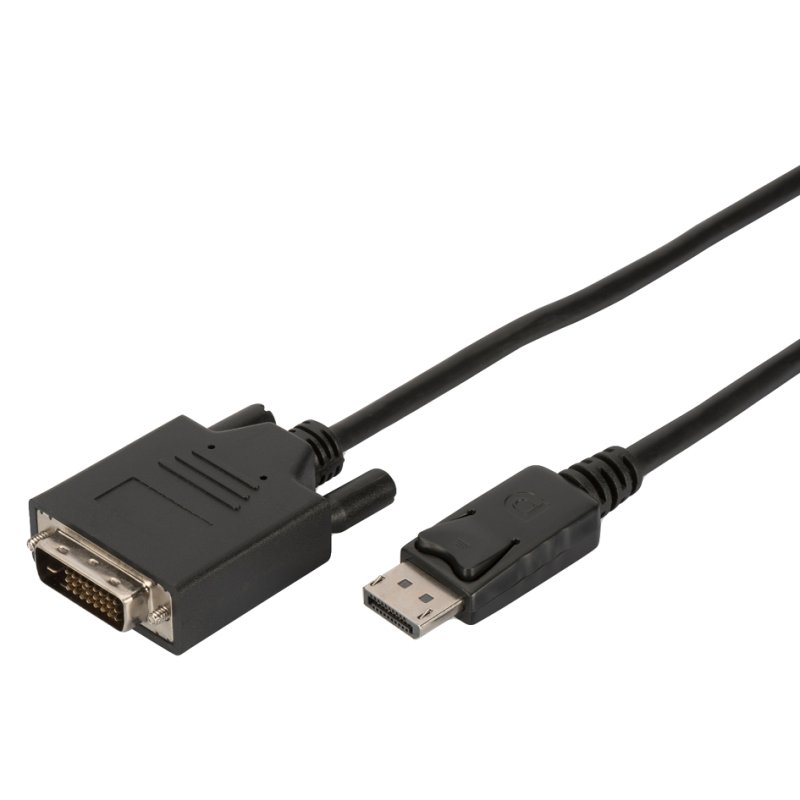 DIGITUS adapterkabel DisplayPort naar DVI-D, 2,0 meter, zwart