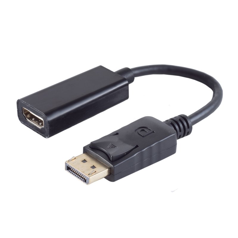 shiverpeaks DisplayPort naar HDMI adapter zwart