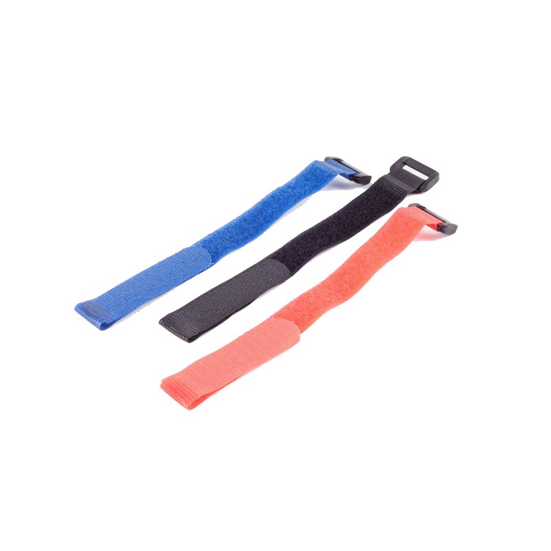 Shiverpeaks klittenband kabelbinders met gesp 250 x 20 mm, 9 stuks