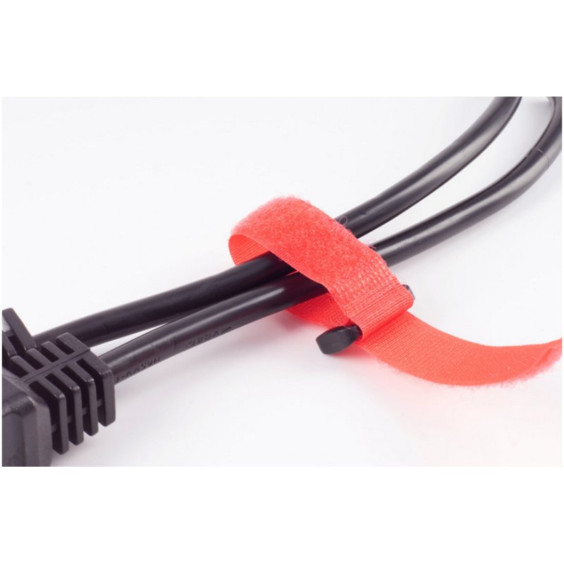 Shiverpeaks klittenband kabelbinders met gesp 250 x 20 mm, 9 stuks